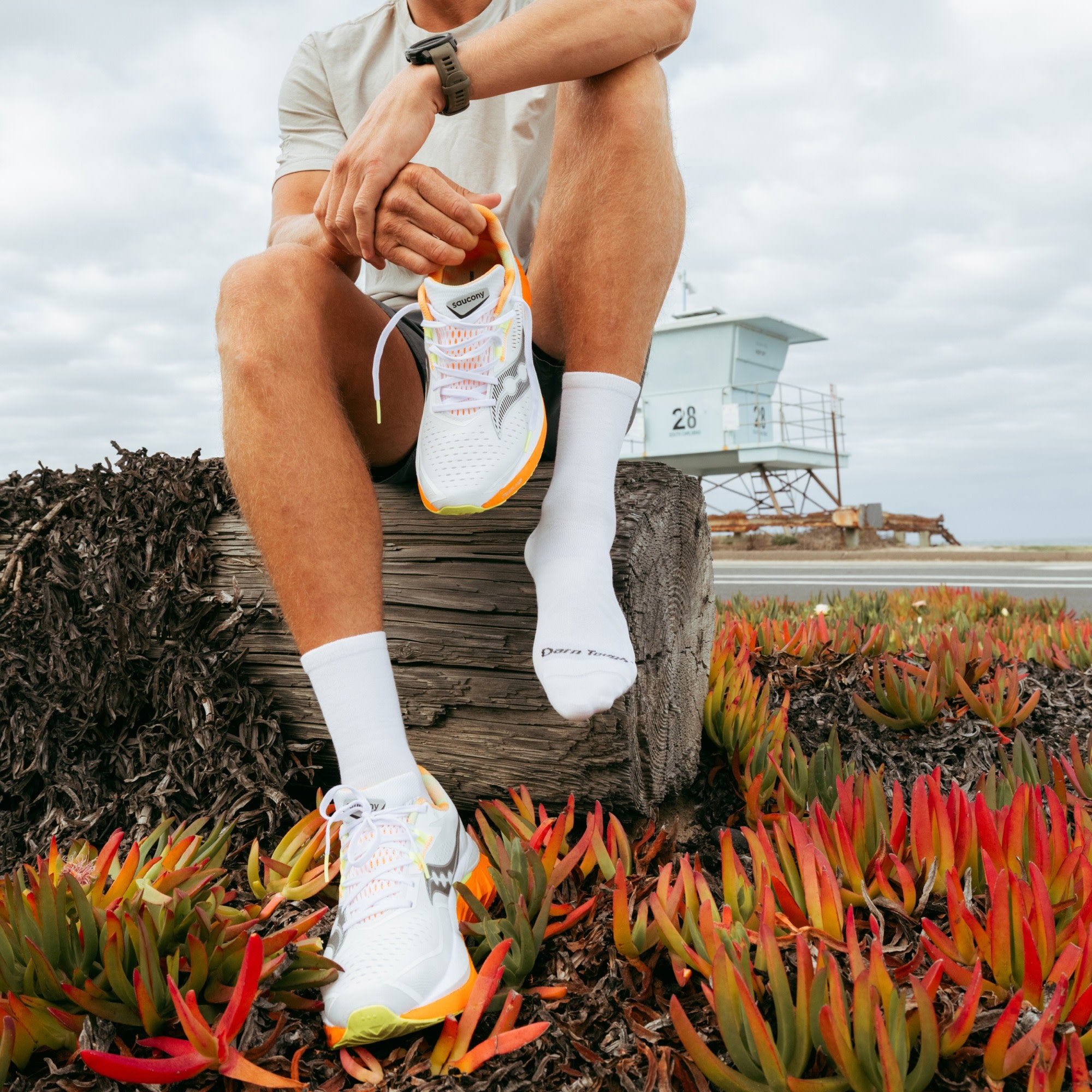 Men's Run Micro Crew Ultra-Lightweight Running Socks - Image 6