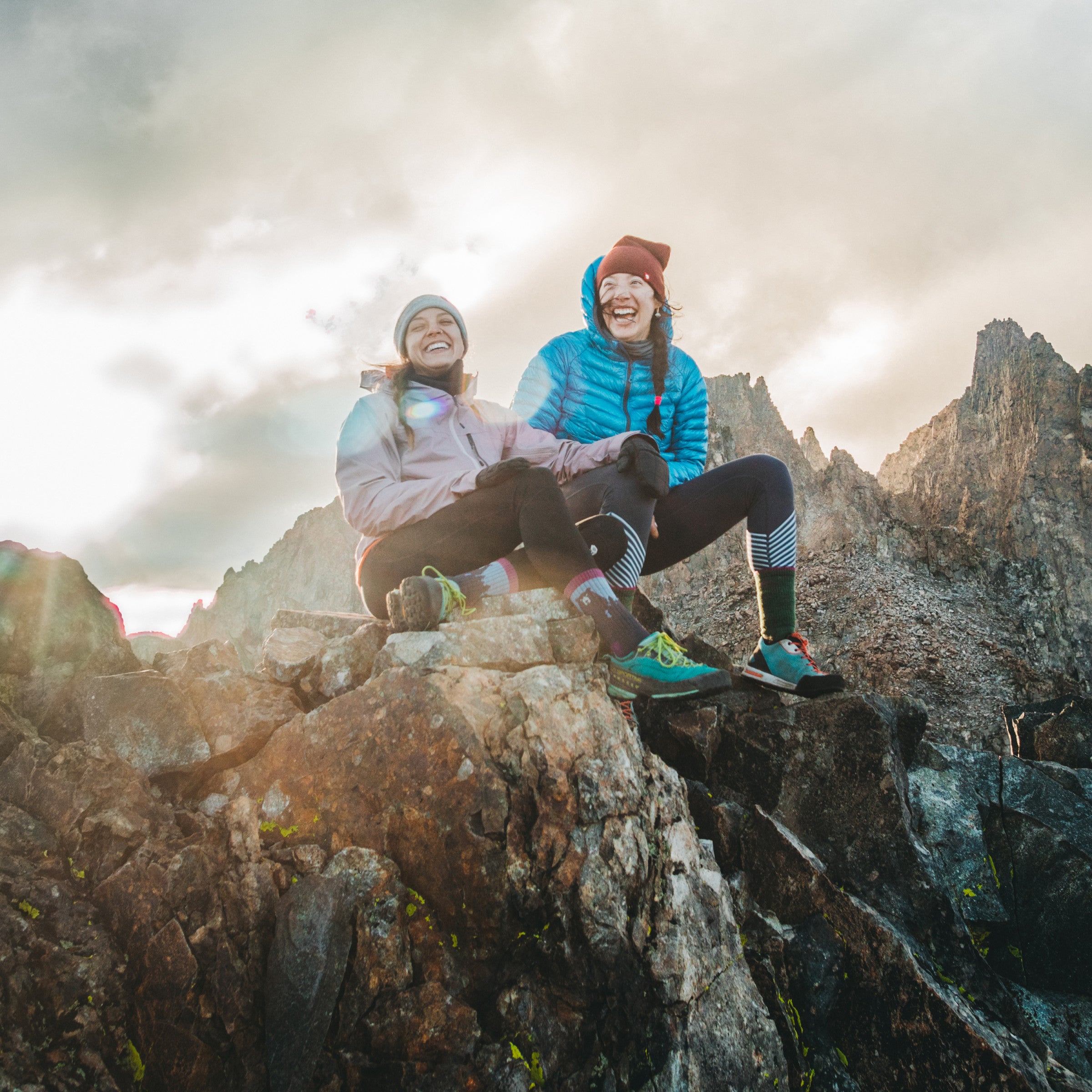 Women's Bear Town Micro Crew Lightweight Hiking Socks - Image 12