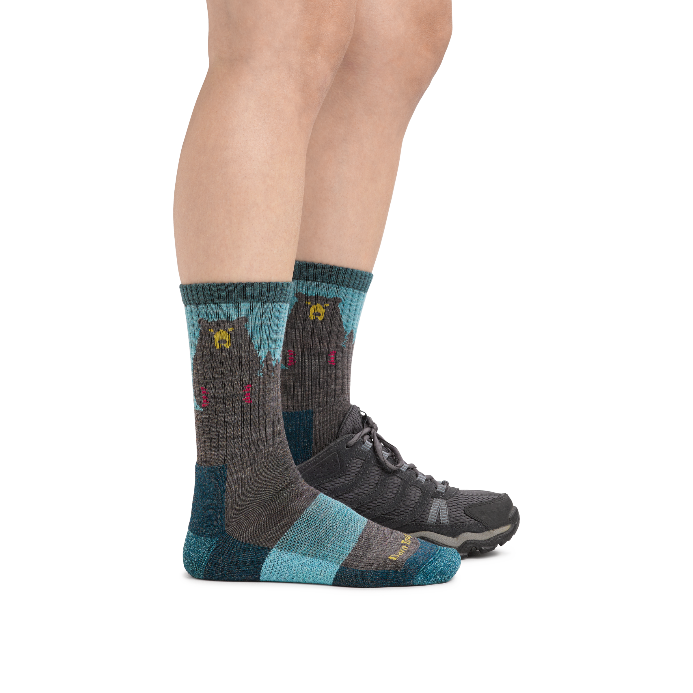 Women's Bear Town Micro Crew Lightweight Hiking Socks - Image 10