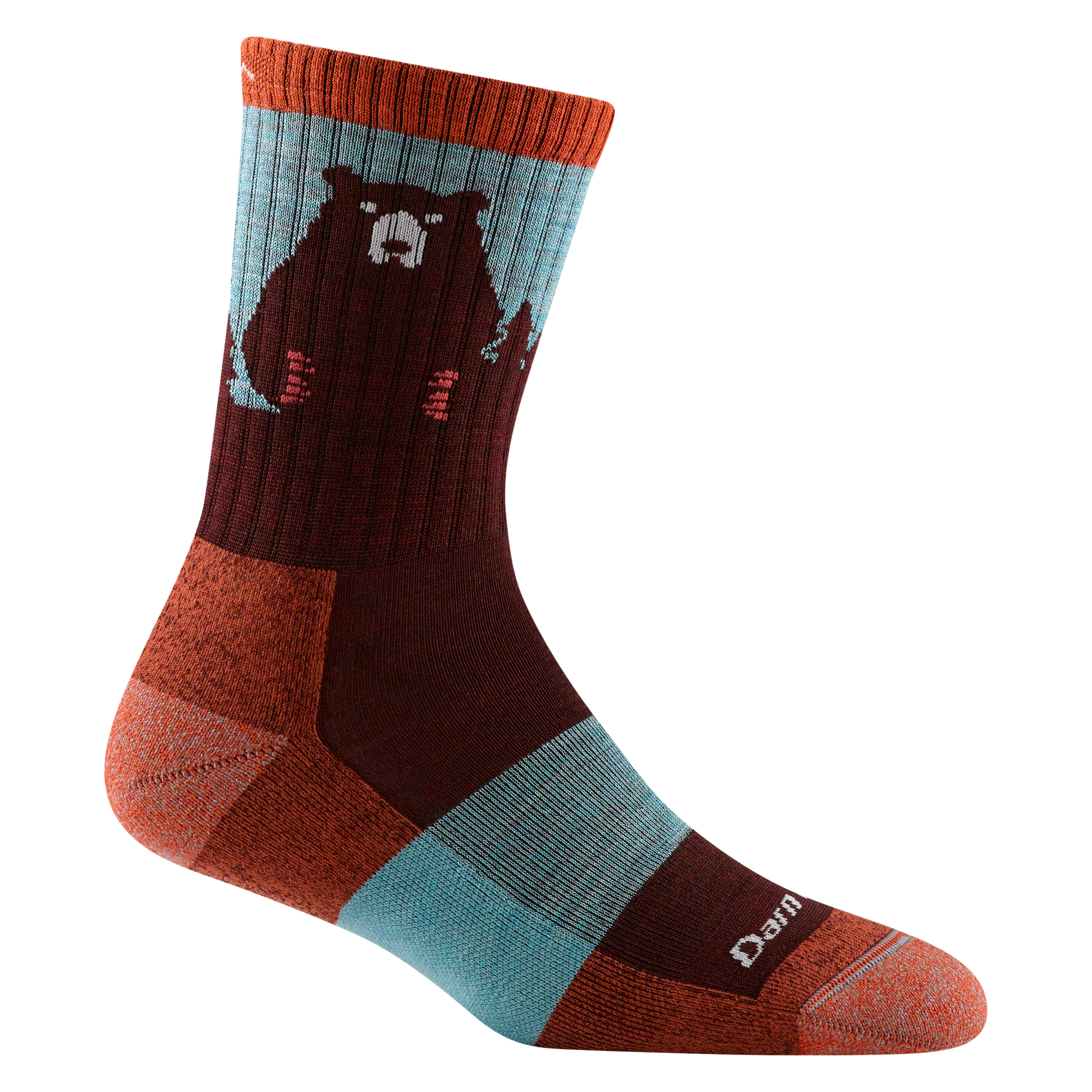 Women's Bear Town Micro Crew Lightweight Hiking Socks - Image 5