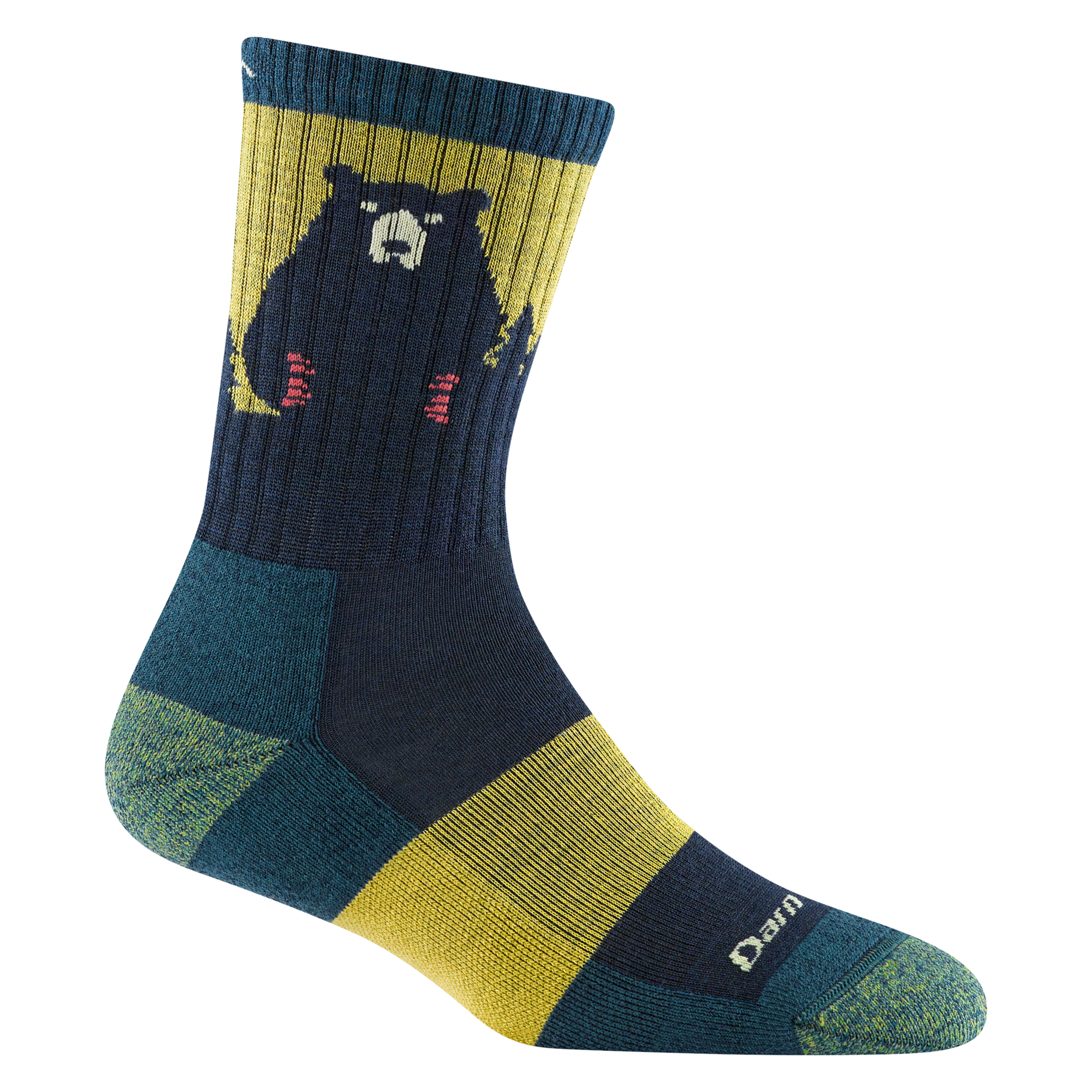 Women's Bear Town Micro Crew Lightweight Hiking Socks - Image 6