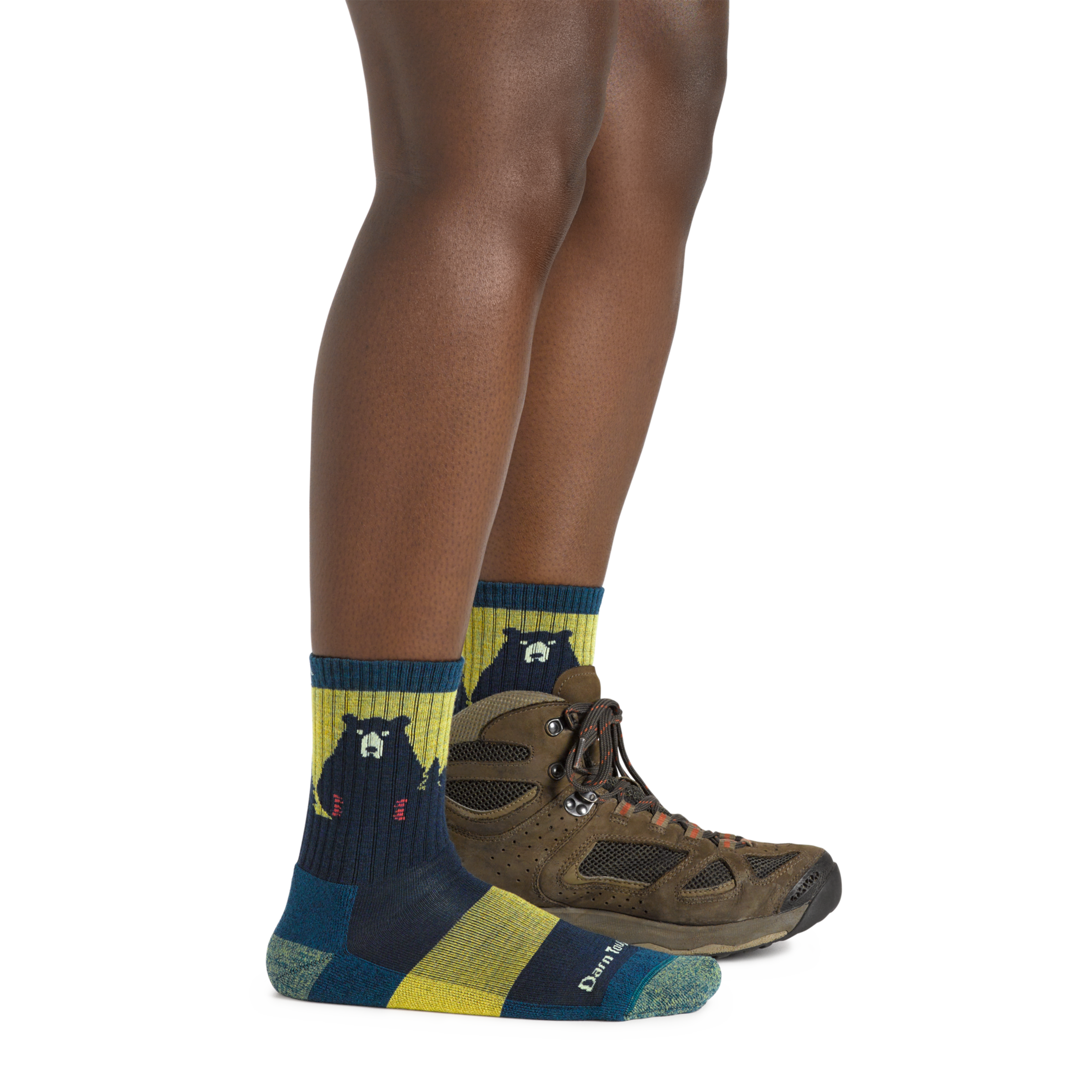 Women's Bear Town Micro Crew Lightweight Hiking Socks - Image 18