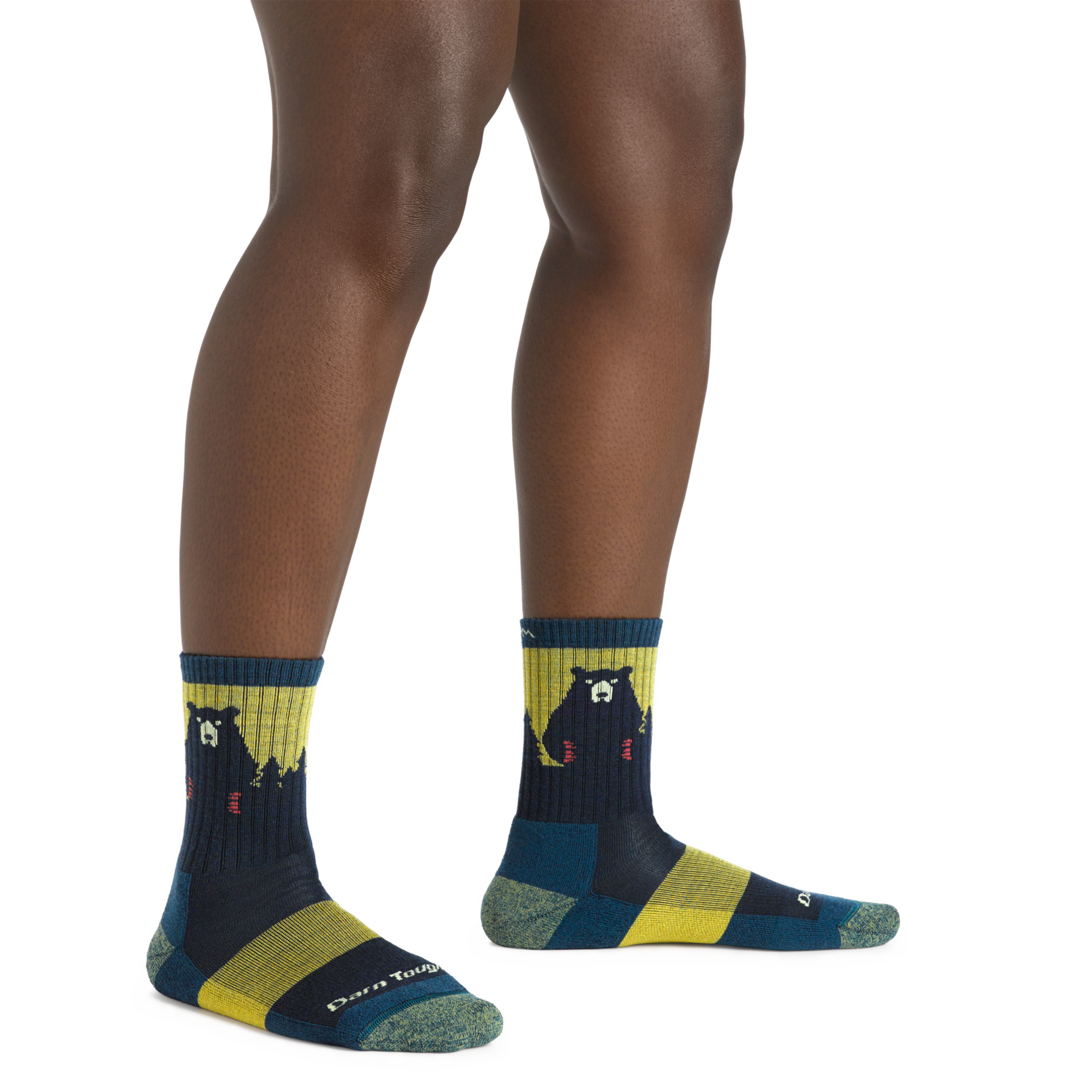 Women's Bear Town Micro Crew Lightweight Hiking Socks - Image 17