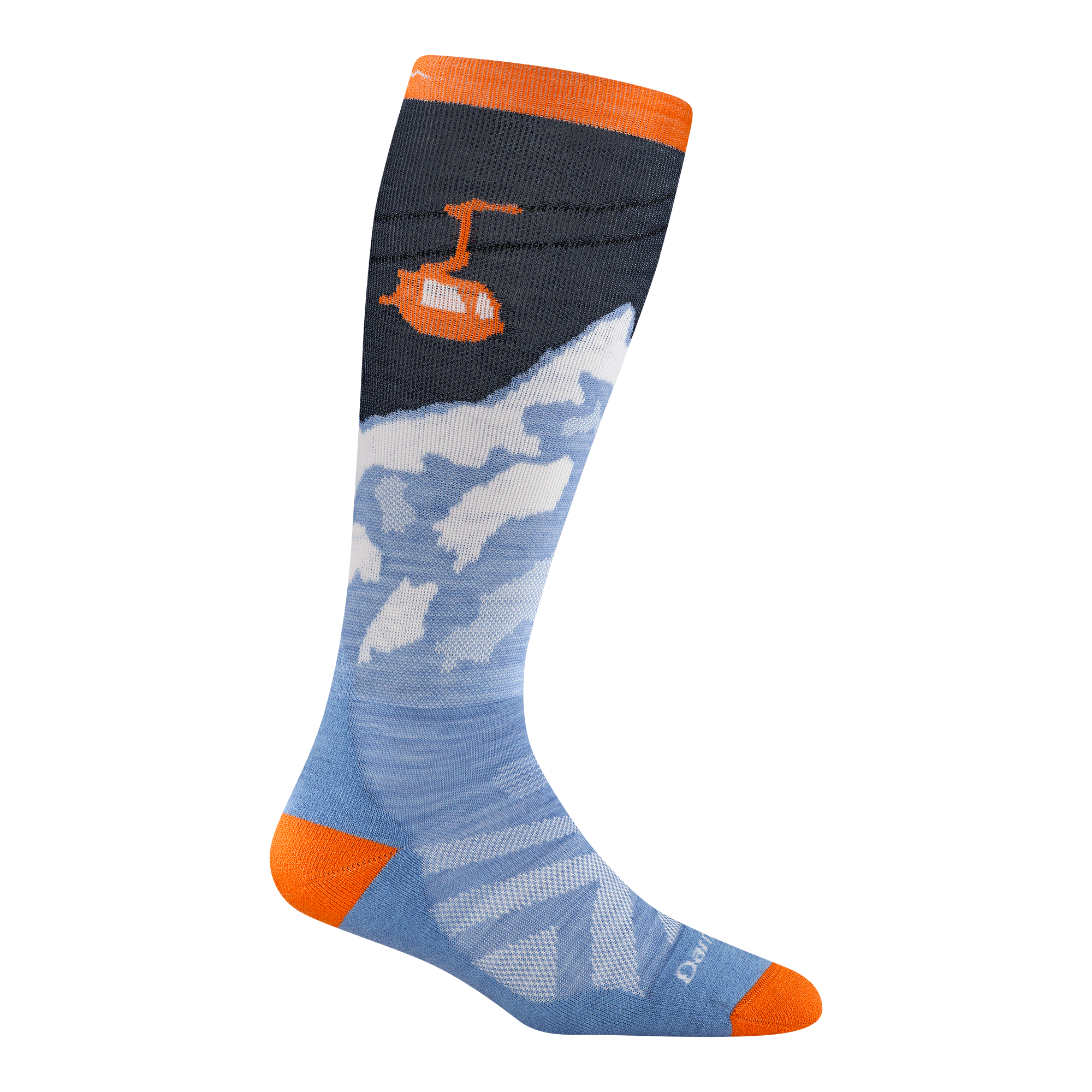 Kids Little Yeti Over-the-Calf Midweight Ski & Snowboard Socks - Image 2
