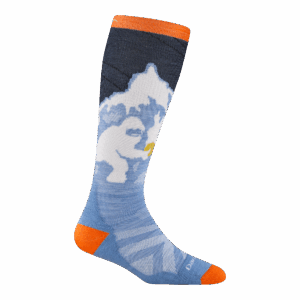 Kids Little Yeti Over-the-Calf Midweight Ski & Snowboard Socks