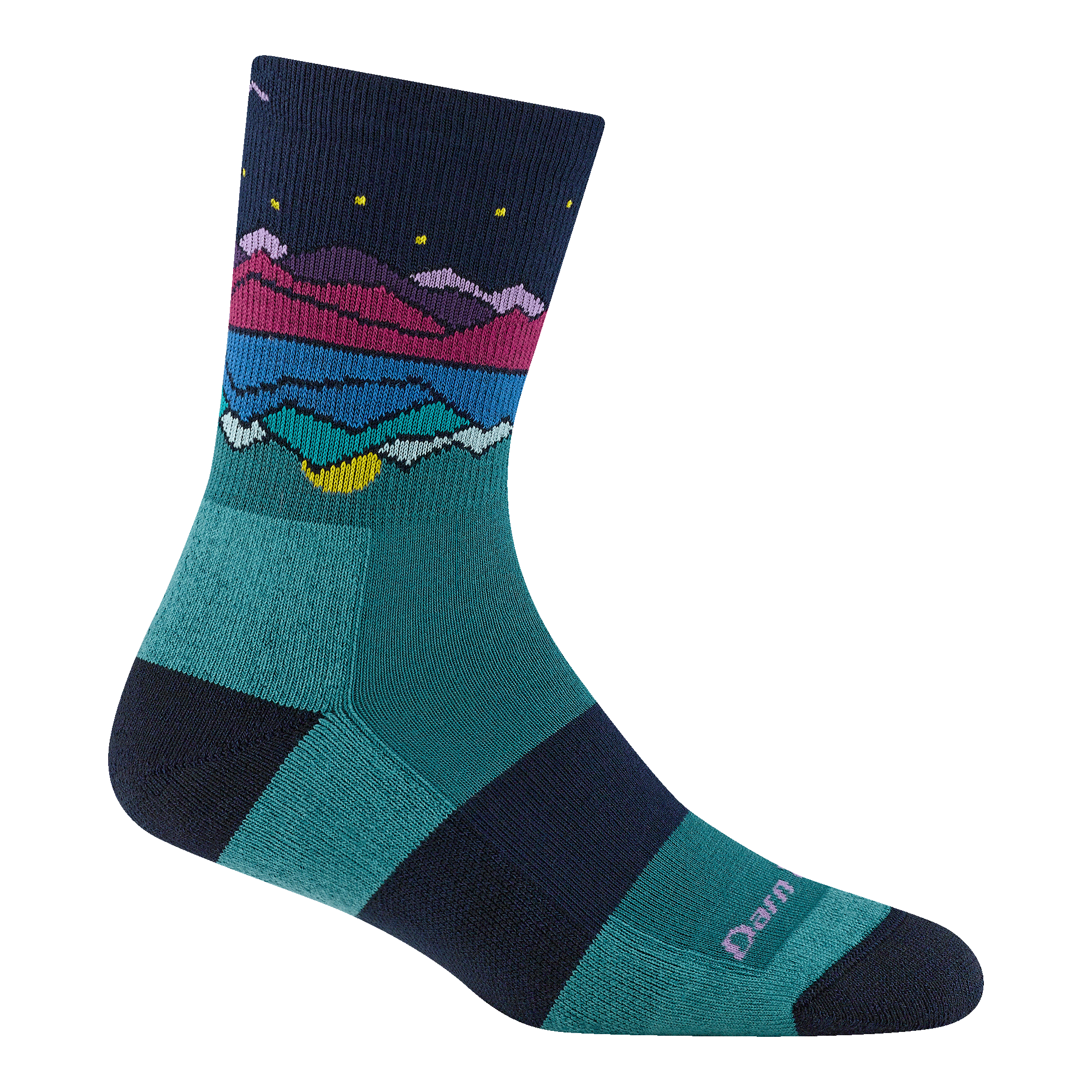 Women's Mirror Lake Micro Crew Midweight Hiking Socks - Image 2
