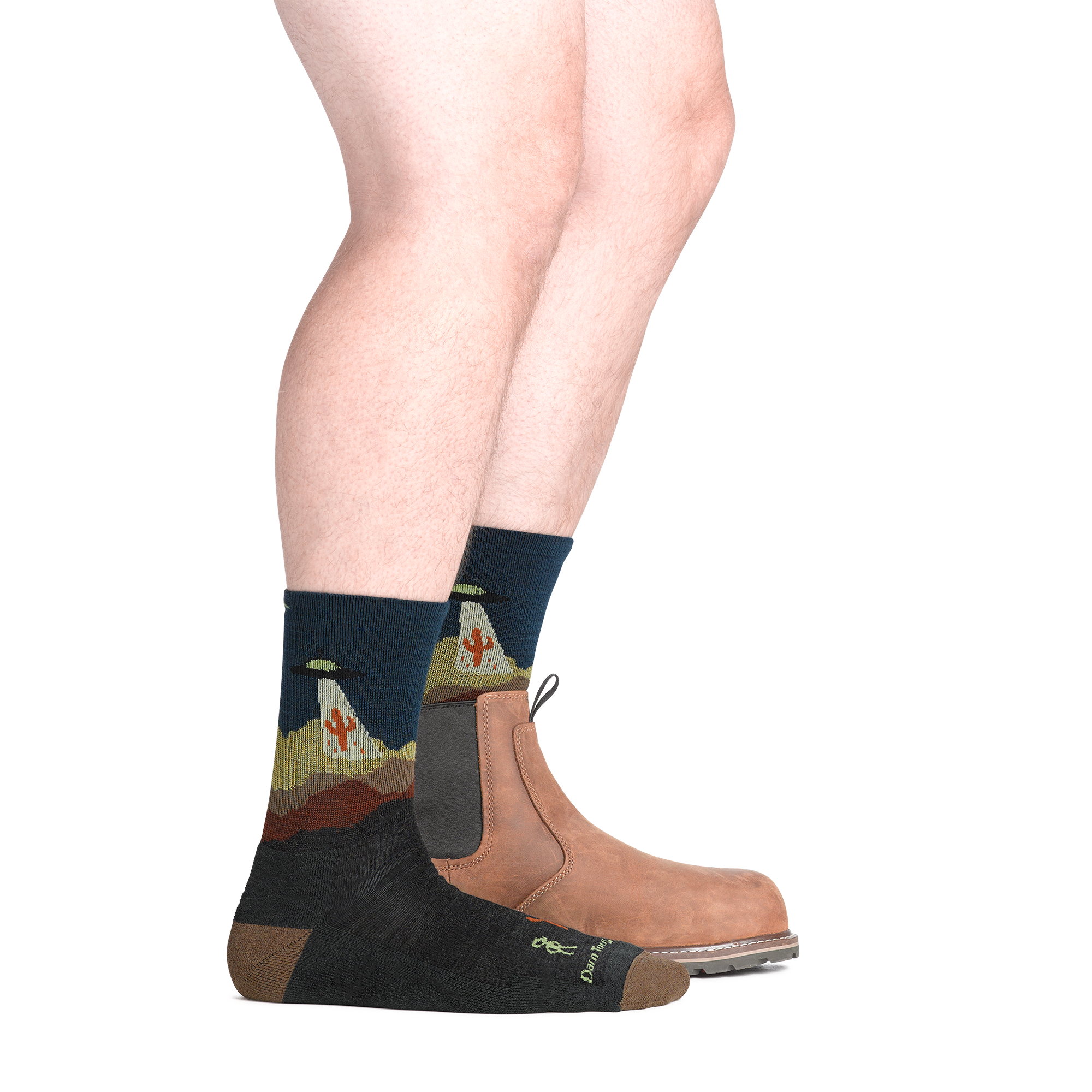 Men's Spaced Out Micro Crew Lightweight Hiking Socks - Image 3