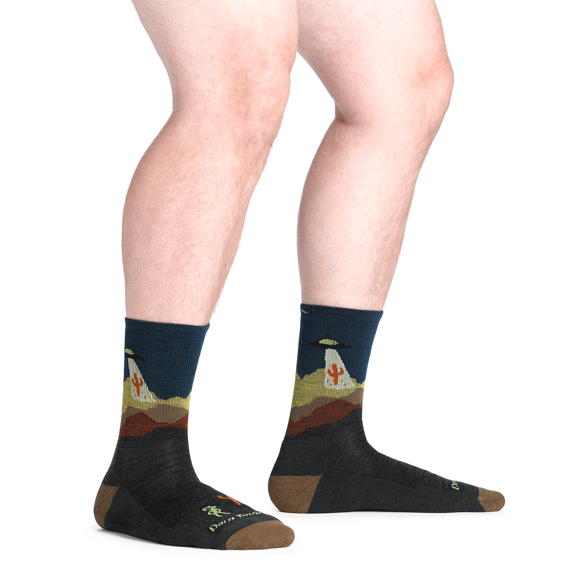 Men's Spaced Out Micro Crew Lightweight Hiking Socks - Image 4