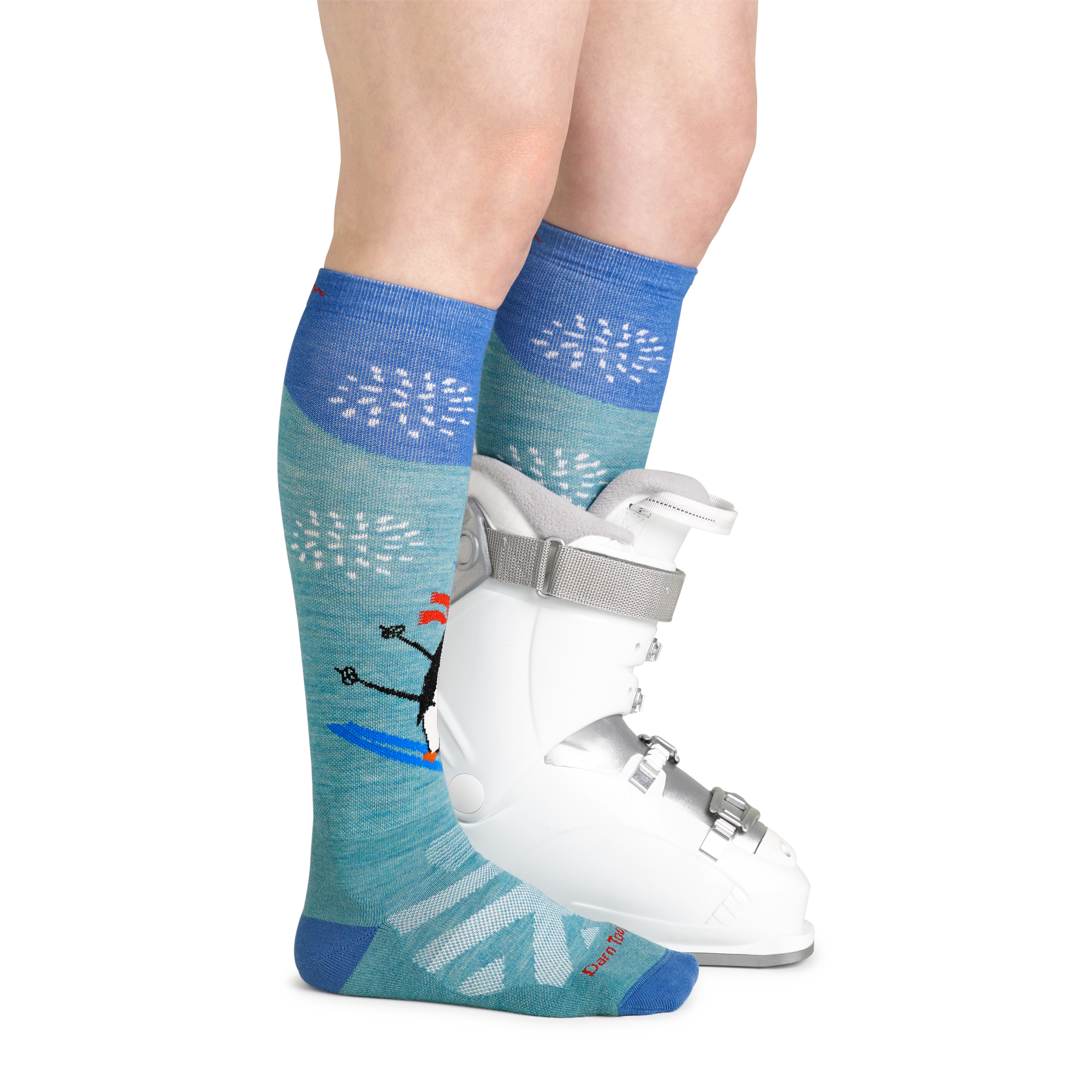 Women's Penguin Peak Over-The-Calf Midweight Ski & Snowboard Sock-Last Chance - Image 3
