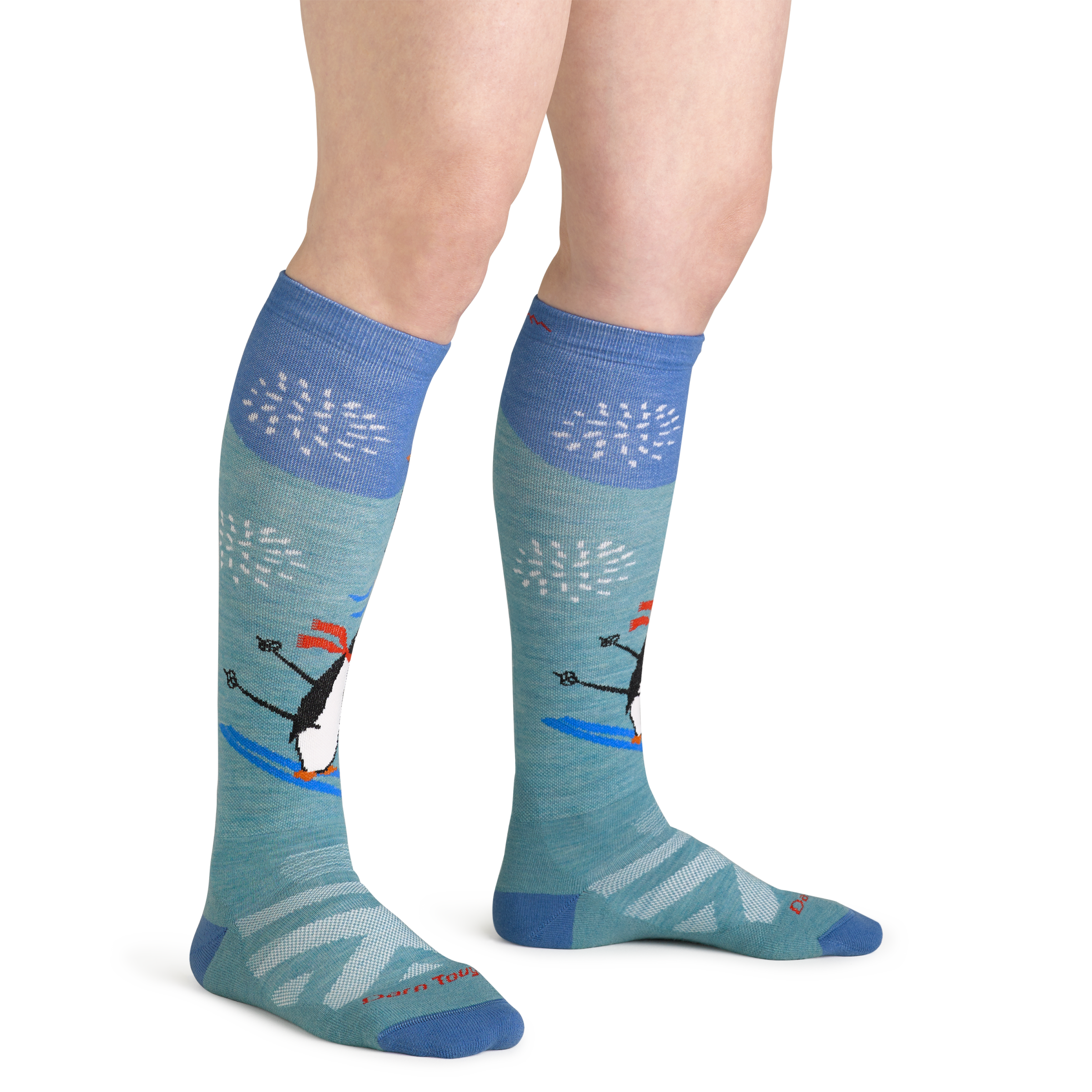 Women's Penguin Peak Over-The-Calf Midweight Ski & Snowboard Sock-Last Chance - Image 2