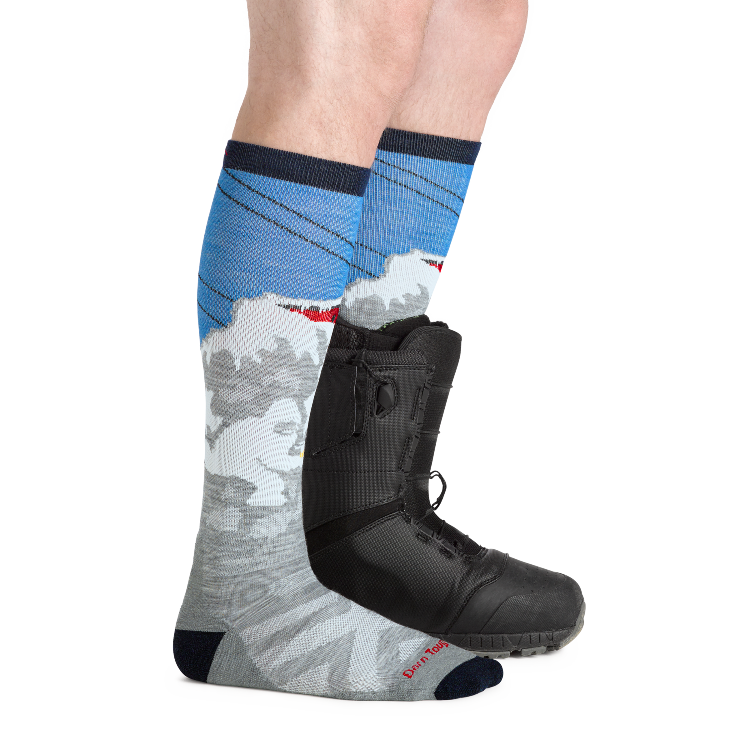 Men's Heady Yeti Over-the-Calf Midweight Ski & Snowboard Socks - Image 5