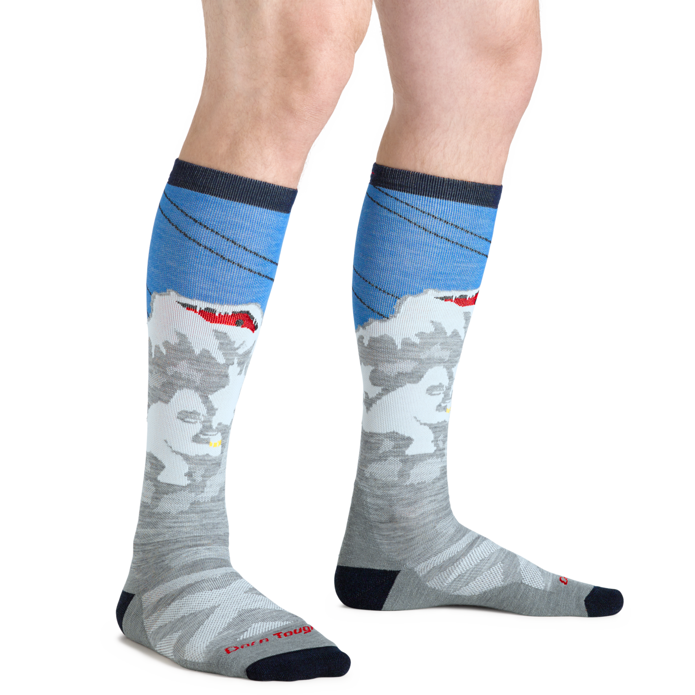 Men's Heady Yeti Over-the-Calf Midweight Ski & Snowboard Socks - Image 4
